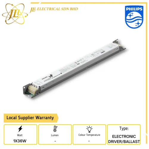 PHILIPS HFR 1X36W (1~10V) TLD/PLL DIMMABLE ELECTRONIC BALLAST/DRIVER