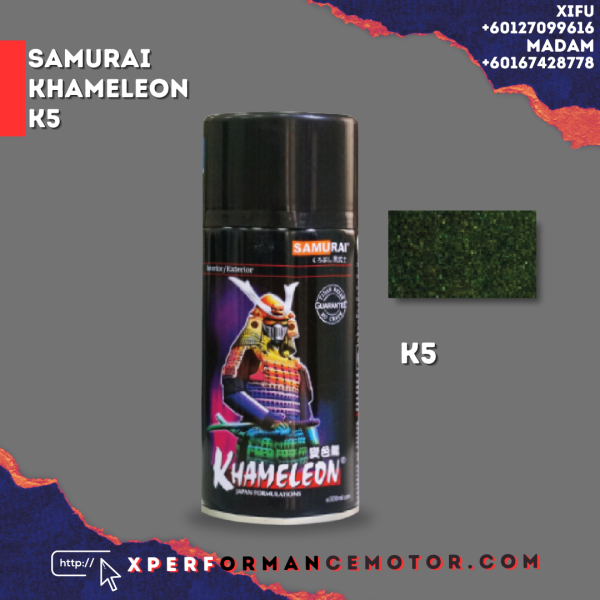 KHAMELEON K5 KHAMELEON SAMURAI PAINT PAINT COLOURS SPRAY Johor Bahru JB Supply Suppliers | X Performance Motor