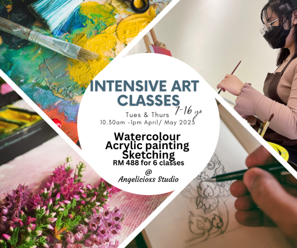 Intensive Art Classes  Kids Art Class Arts and Crafts Kuala Lumpur (KL), Malaysia, Selangor, Danau Desa Class, Lesson, Workshop | Angelicioxs Studio