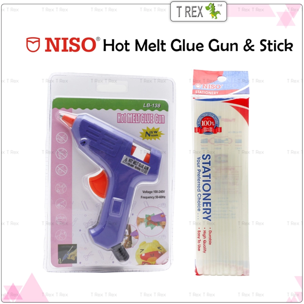 Niso 20W Hot Melt Glue Gun / 7mm Glue Gun Stick