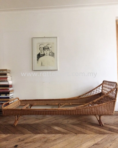 RATTAN BED FRAME