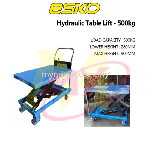 ESKO EK-TL05 Hydraulic Table Lift 500kg [Code: 10181]