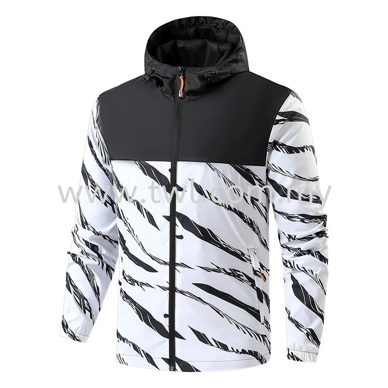 JK022 Four Seasons Hooded Windbreaker Jacket 