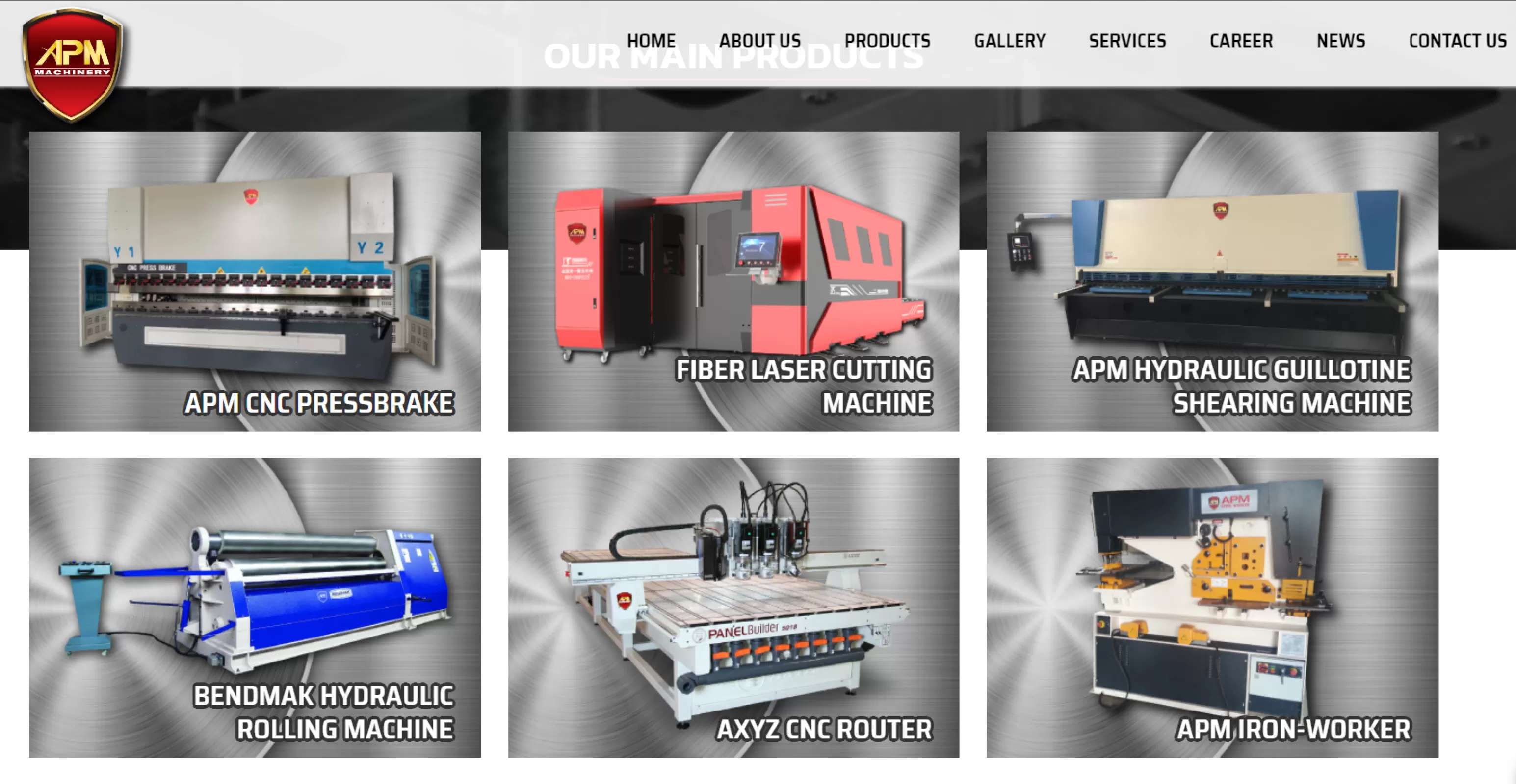 Advance Pacific Machinery Sdn Bhd Website