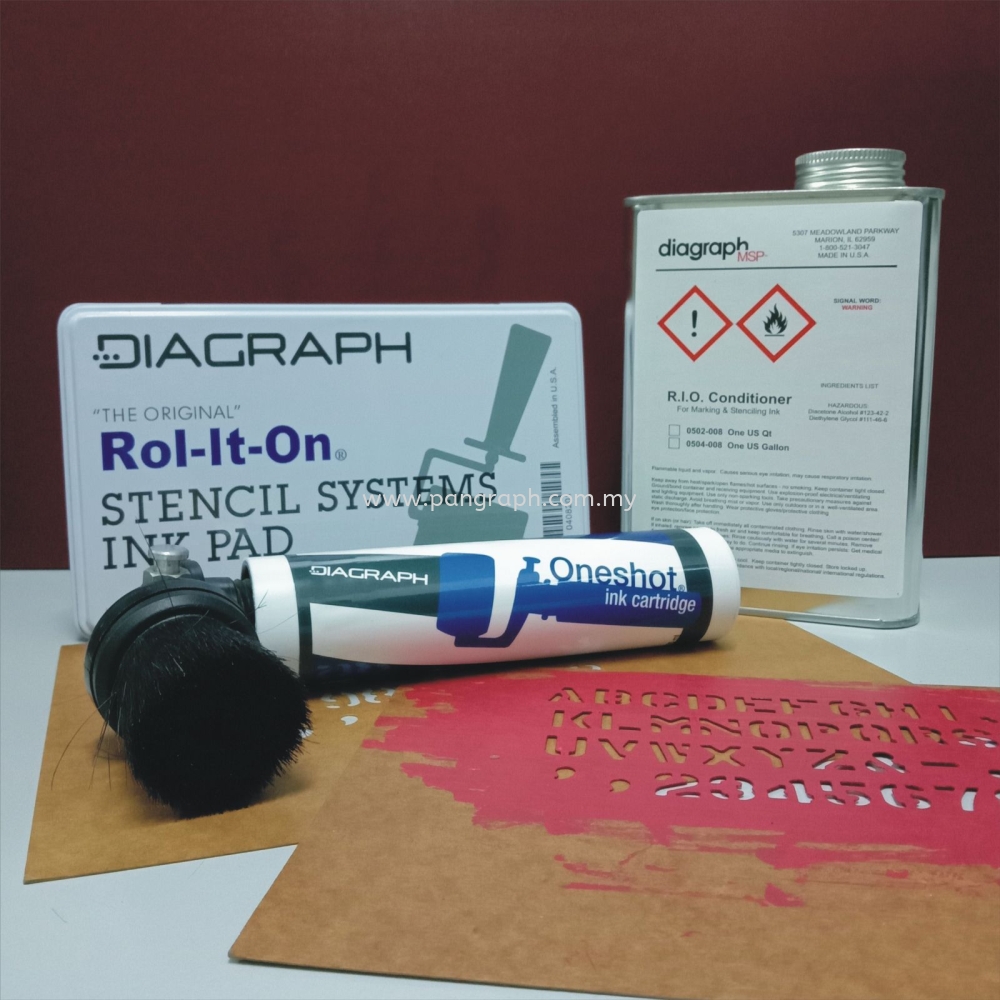 Diagraph Stenciling Marking System - One Shot Brush System Johor Bahru ...