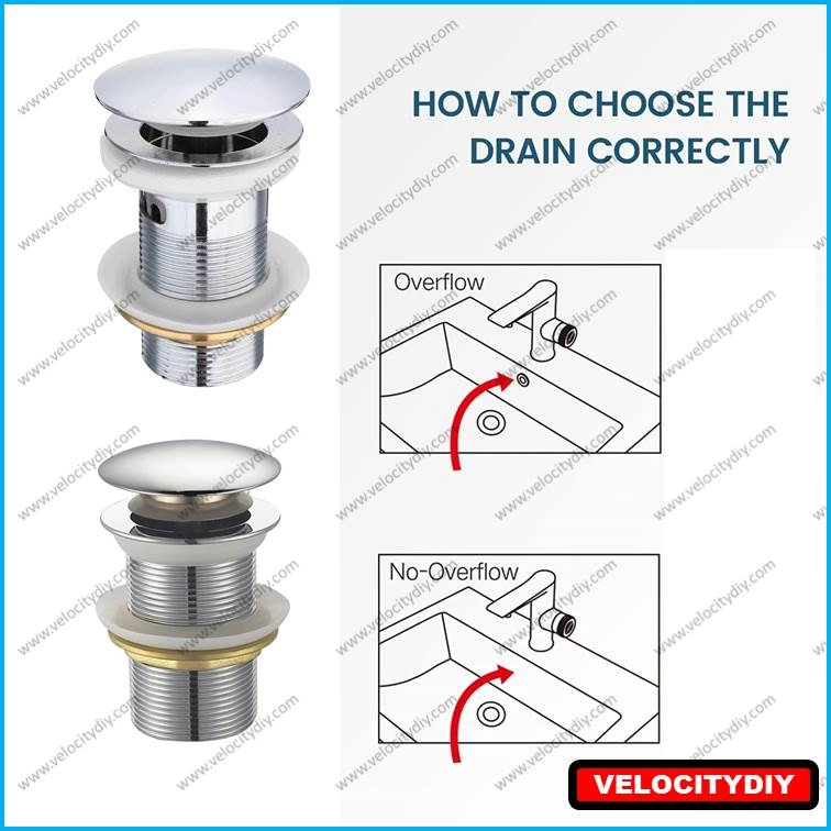 （洗脸盆出水盖）Pop-up Drain With Detachable Basket Stopper Anti-Explosion And Anti-Clogging Drain Strainer Pop-up Waste