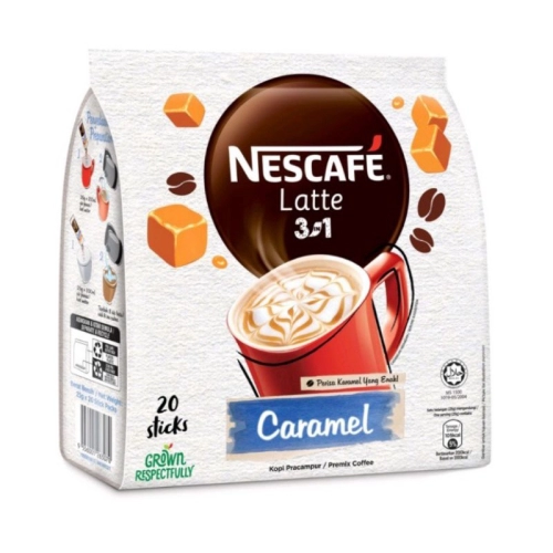 Nescafe Latte Caramel 3 In 1 20x25g