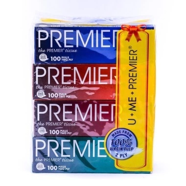 PREMIER FACE 100'S X 4 纸巾盒