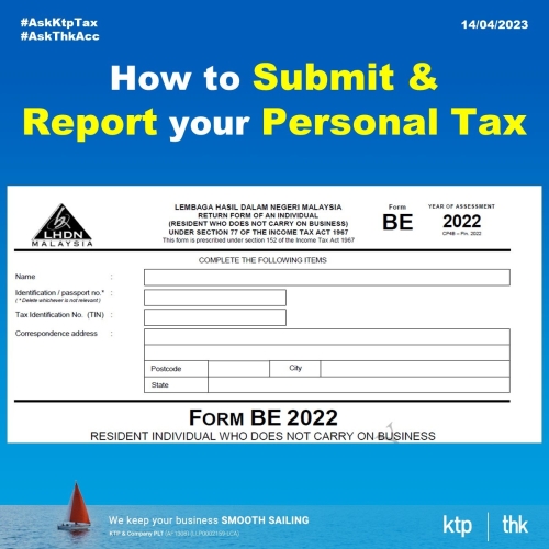 How to submit personal income tax 2023