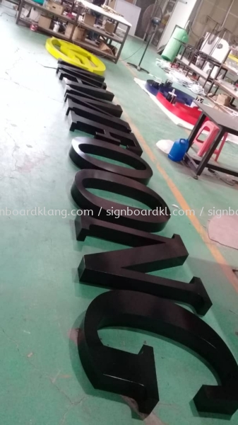 namfoong aluminium box up 3d gaint lettering logo signage signboard at kapar ALUMINIUM BIG 3D BOX UP LETTERING SIGNAGE Klang, Malaysia Supplier, Supply, Manufacturer | Great Sign Advertising (M) Sdn Bhd