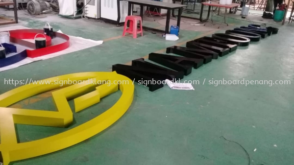 namfoong aluminium box up 3d gaint lettering logo signage signboard at kapar ALUMINIUM BIG 3D BOX UP LETTERING SIGNAGE Kuala Lumpur (KL), Malaysia Supplies, Manufacturer, Design | Great Sign Advertising (M) Sdn Bhd