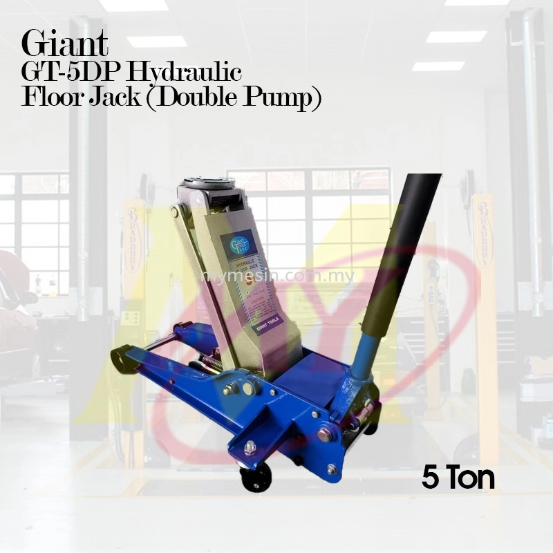 Giant GT-5DP 5 Ton Hydraulic Floor Jack (Double Pump) [Code: 10191]  Selangor, Malaysia, Kuala Lumpur (KL), Shah Alam Supply, Suppliers,  Supplier, Distributor | Mymesin Machinery & Hardware Sdn Bhd