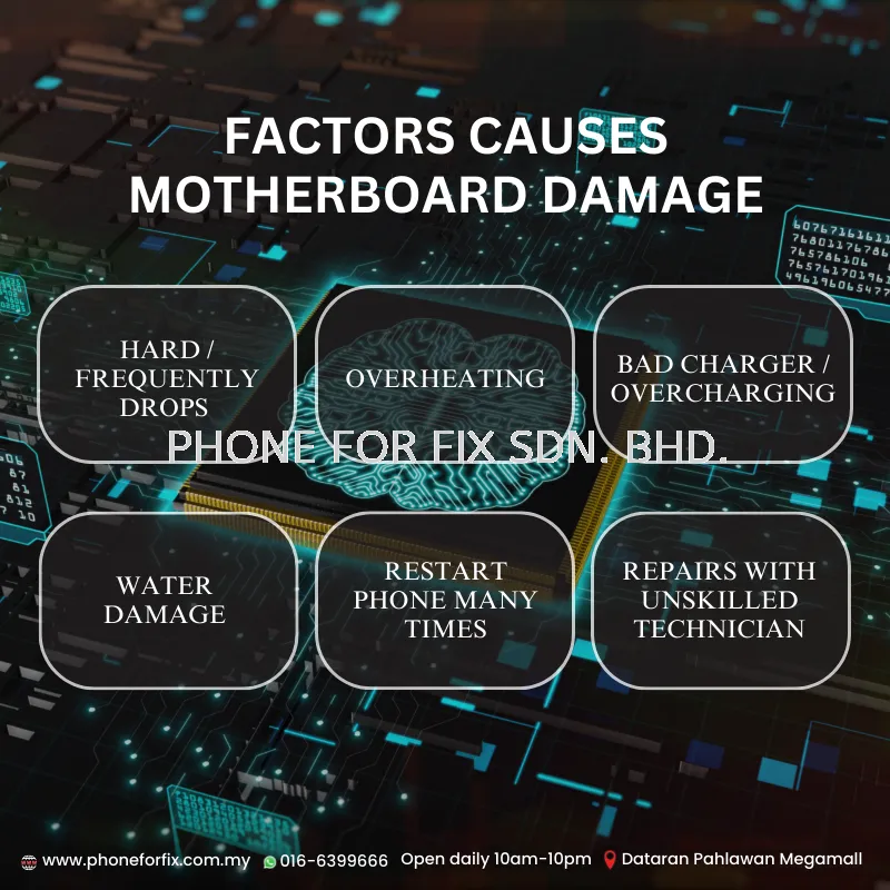 FACTORS CAUSES MOTHERBOARD DAMAGE