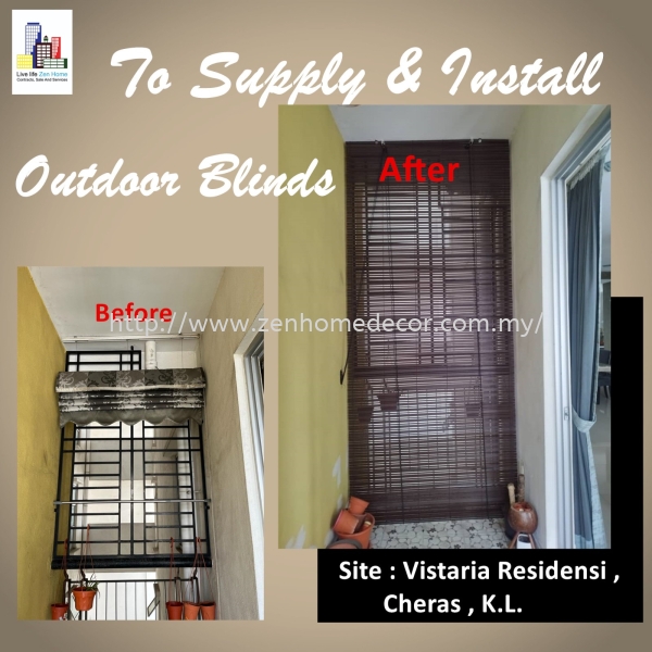 Outdoor Blinds Outdoor Blinds Wooden Blinds Blinds Selangor, Malaysia, Kuala Lumpur (KL), Puchong, Shah Alam Supplier, Suppliers, Supply, Supplies | Zen Home Decor