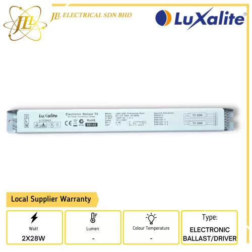 LUXALITE LEBT5228F 2 X 28W T5 ELECTRONIC BALLAST/DRIVER