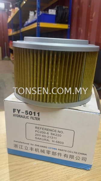 HYDRAULIC FILTER KOMATSU PC200-6 SPARE PART Johor Bahru (JB), Malaysia, Skudai Supplier, Rental, Wholesaler, Supply | TS MACHINERY PARTS SDN BHD