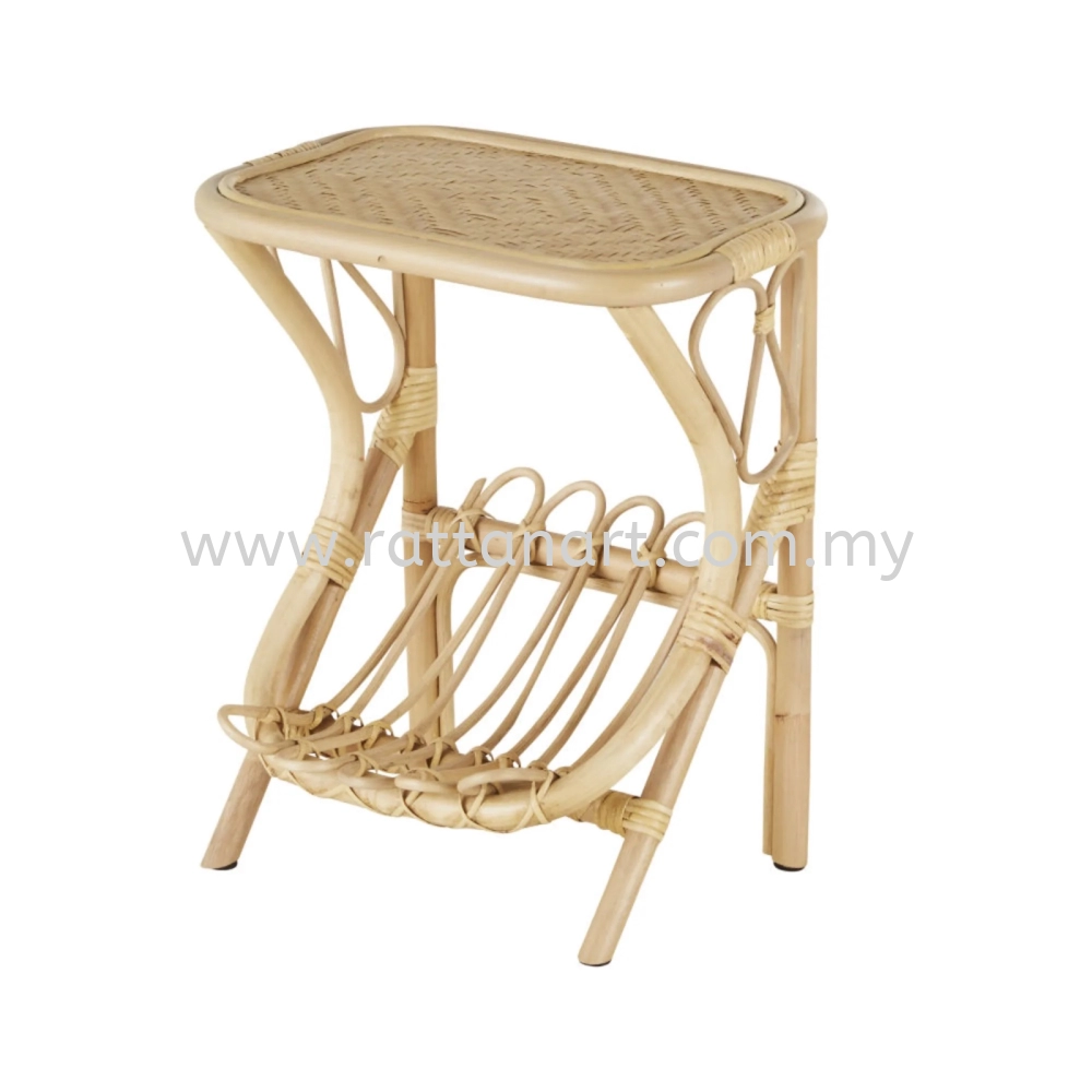 RATTAN SIDE TABLE