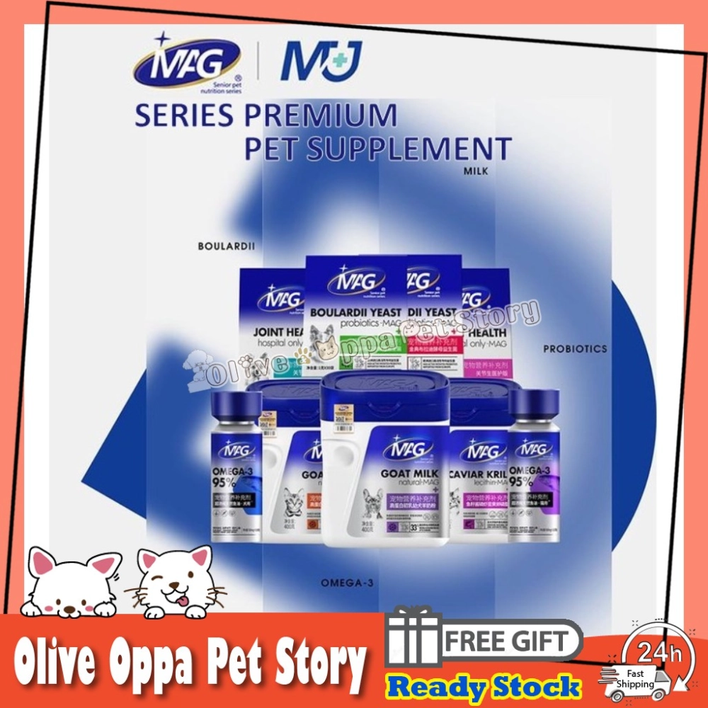 MAG SERIES PREMIUM PET SUPPLEMENT For Dog & Cat Supplement Pet Joint/Calcium/Probiotics