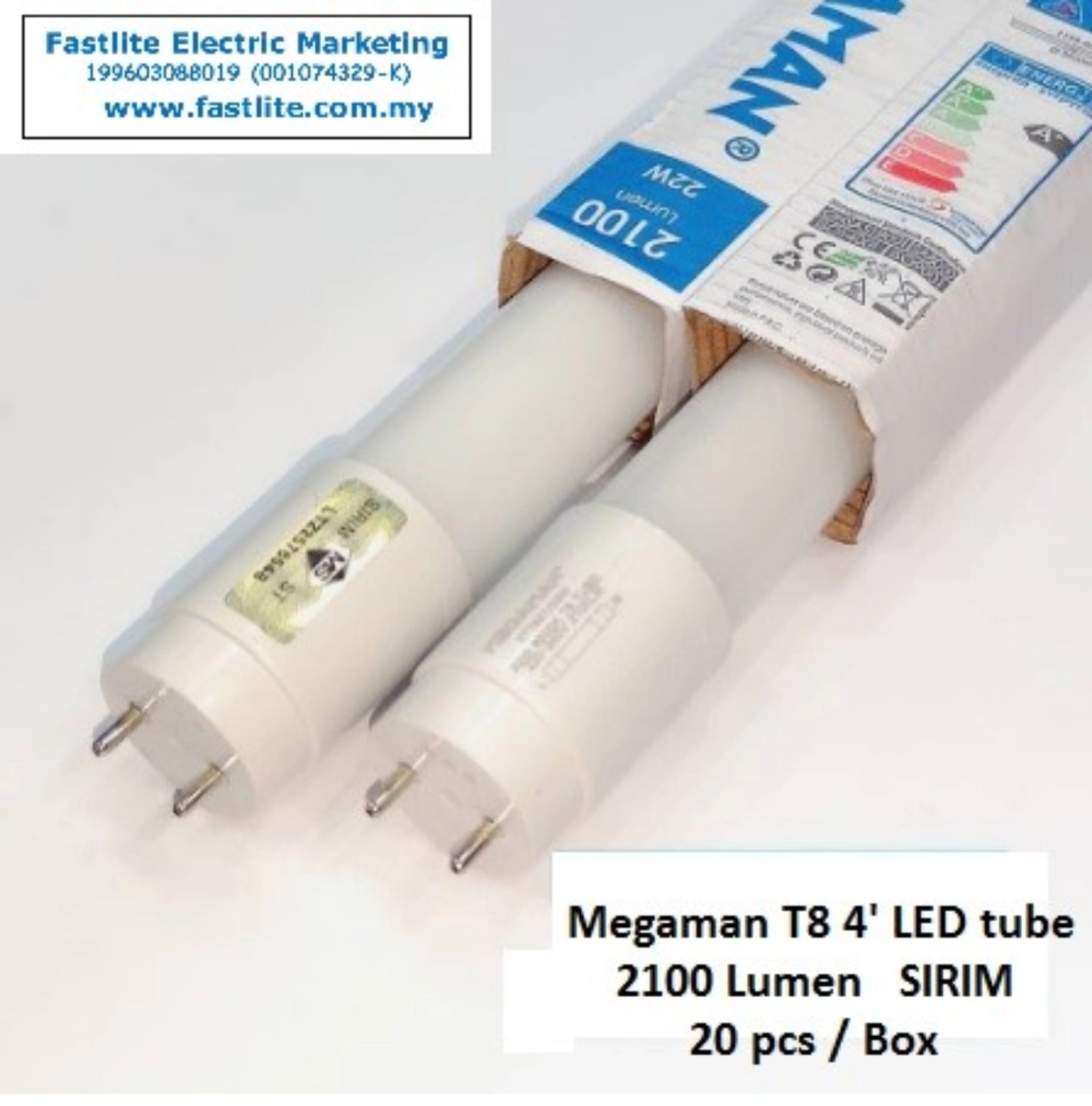 Megaman T8 20W 4ft LED tubes