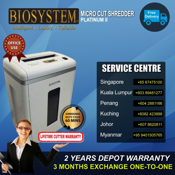 Platinum II Medium Duty Shredder Office Equipment Johor Bahru JB Malaysia Supply Suppliers Retailer | LEO Automation Trading