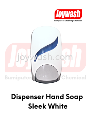 Dispenser Hand Soap Sleek White