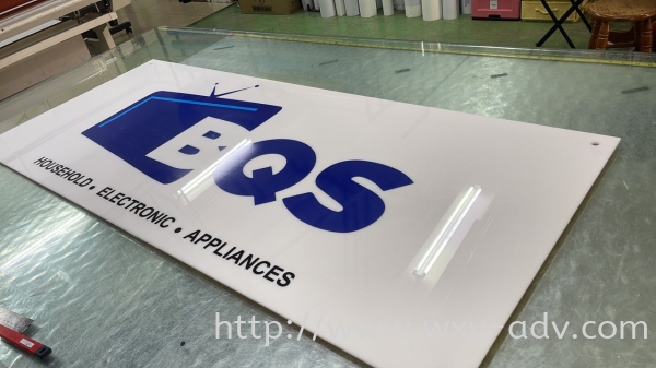 BQS Acrylic Signage Acrylic Signage(2) Johor Bahru (JB), Malaysia Advertising, Printing, Signboard,  Design | Xuan Yao Advertising Sdn Bhd