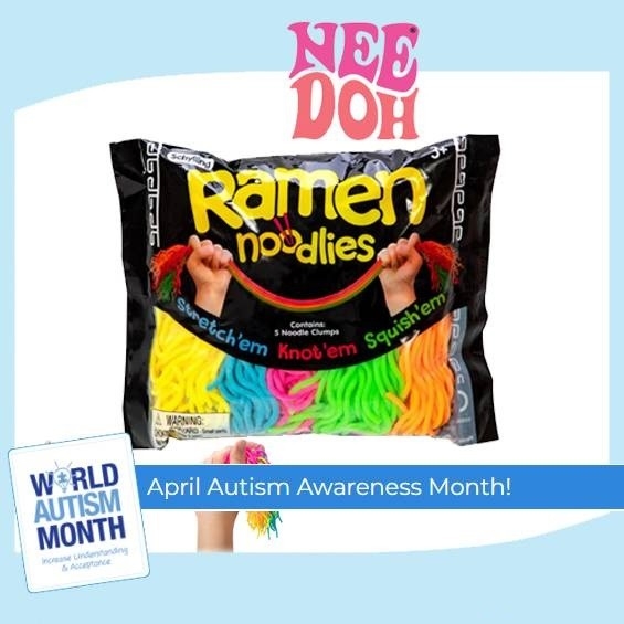 NeeDoh® Ramen NOODLIES Squishy Stretchy Fidget Toy Sensory Integration Ark Therapeutic Johor Bahru JB Malaysia Supplier & Supply | I Education Solution