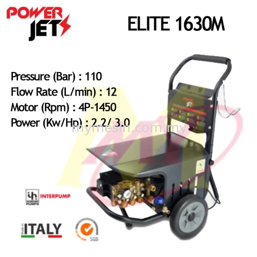 Powerjet Elite1630M High Pressure Cleaner 3Hp /230V 