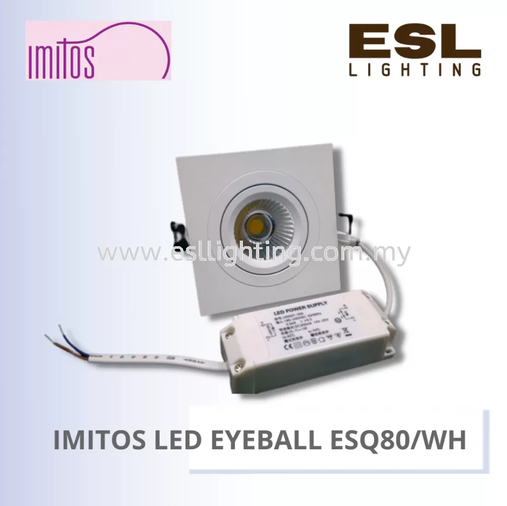 IMITOS LED EYEBALL 10W - ESQ80/WH