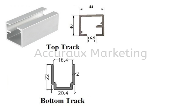 Multi Panel Top Track For 70kg & Aluminium U Channel Track 70kg Multi Panel Roller & Track Sliding Door System 02. ARCHITECTURAL SLIDE AND FOLD Selangor, Malaysia, Kuala Lumpur (KL), Sungai Buloh Supplier, Distributor, Supply, Supplies | Accuraux Marketing Sdn Bhd