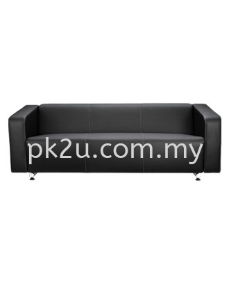 LOS-017-3S-A2 - ALPHA - 3 SEATER SOFA Leather Sofa Office Sofa Office Sofa / Bench / Lounge Johor Bahru (JB), Malaysia Supplier, Manufacturer, Supply, Supplies | PK Furniture System Sdn Bhd