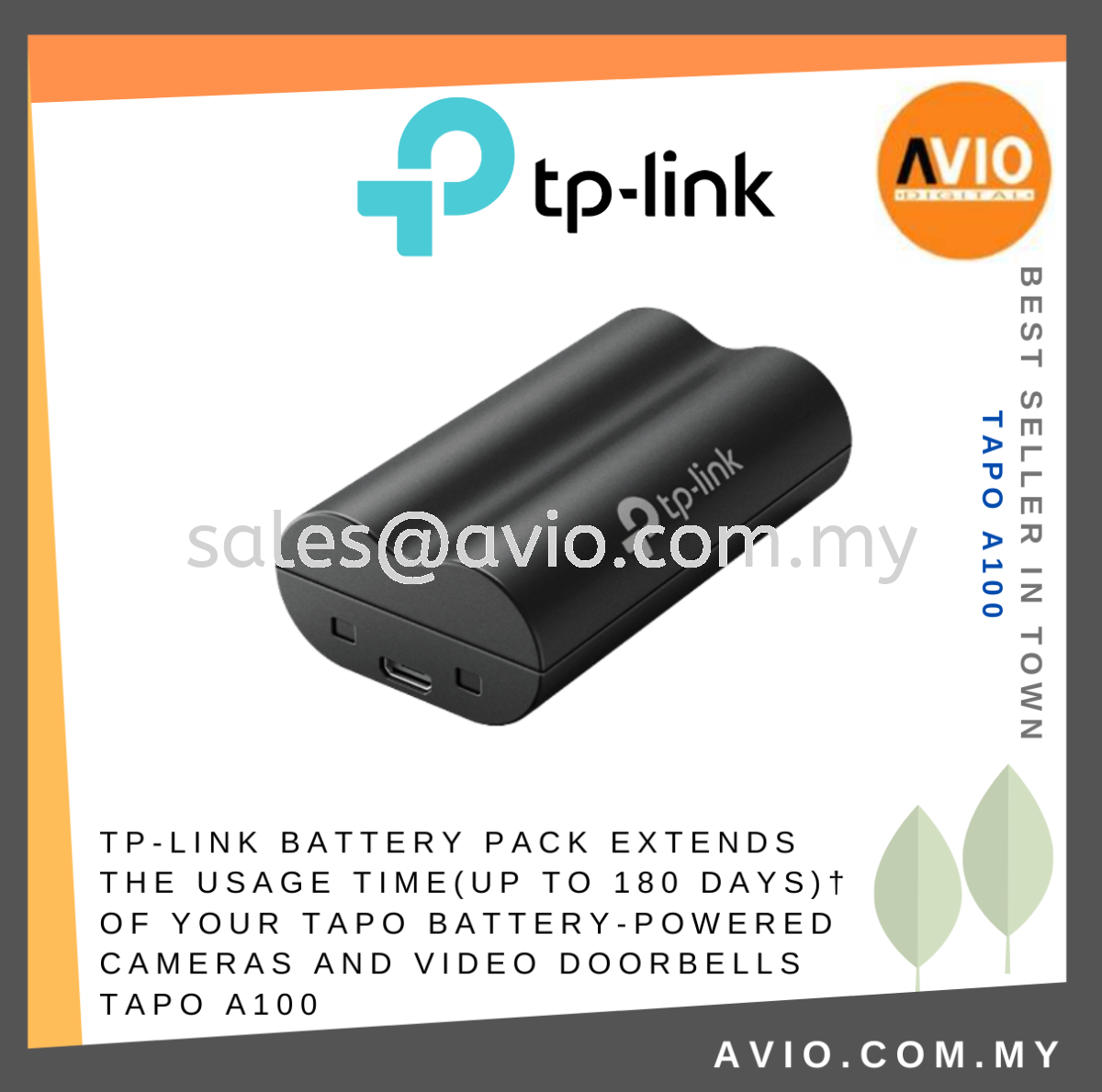 TP LINK Battery Pack Extends the usage time(up to 180 days)&#8224; of your