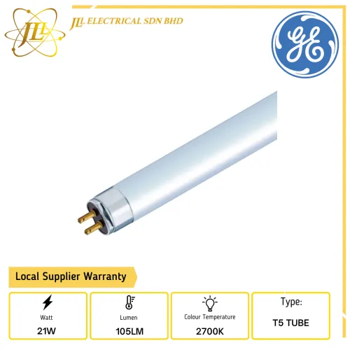 GE G5 21W/827 120V T5 TUBE