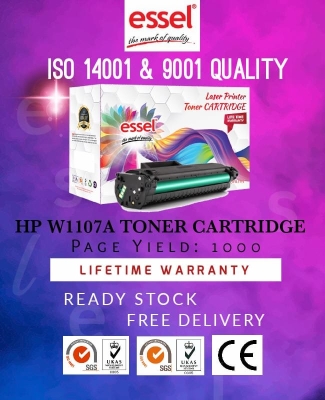 Hp W1107A (107A)(BLACK) 