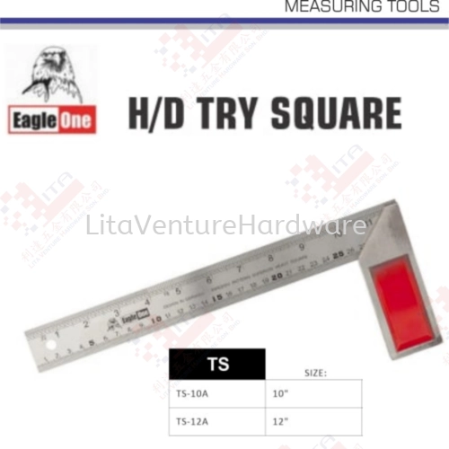 EAGLE ONE BRAND HEAVY DUTY TRY SQUARE TS10A TS12A