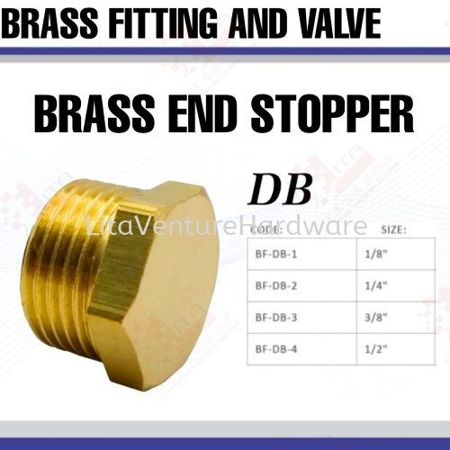 BRASS END STOPPER BFDB1 BFDB2 BFDB3 BFDB4