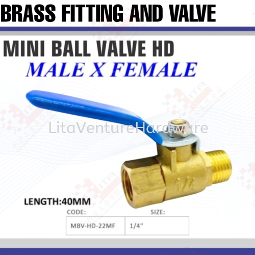 MINI BALL VALVE HD MBVHD22MF