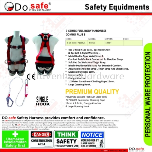 DO SAFE BRAND 7-SERIES FULL BODY HARDNESS COMBO PLUS 3 SDS7718+710691