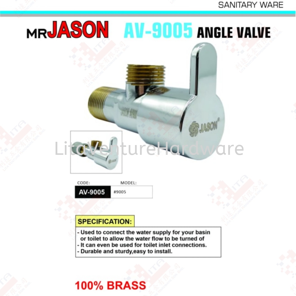 MR JASON BRAND ANGLE VALVE AV9005