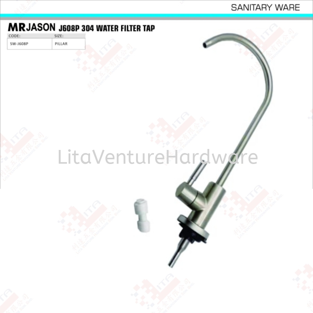 MR JASON BRAND J608P 304 WATER FILTER TAP SW1608P