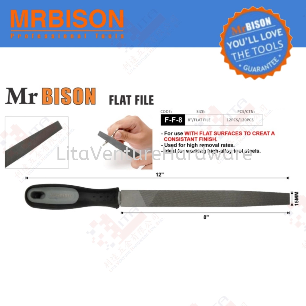 MRBISON BRAND FLAT FILE FF8