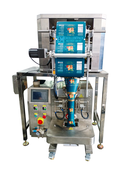 Sachet Packaging Machine with Vibrating Bowl & Weigher SACHET PACKAGING MACHINE Melaka, Malaysia Supplier, Suppliers, Supply, Supplies | EXCELLENTPACK MACHINERY SDN BHD