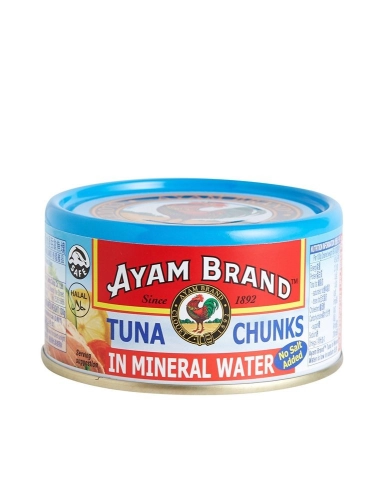 AYAM BRAND TUNA CHUNKS MINERAL WATER 150G
