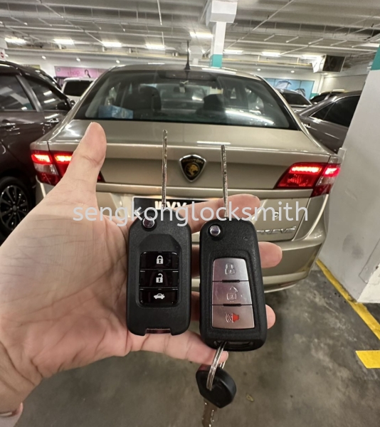 Proton Preve car key with remote control  car remote Selangor, Malaysia, Kuala Lumpur (KL), Puchong Supplier, Suppliers, Supply, Supplies | Seng Kong Locksmith Enterprise