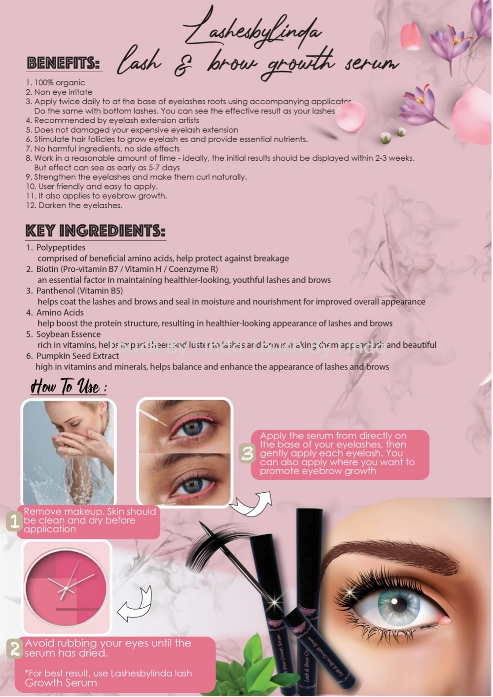 Lash And Brow Growth serum