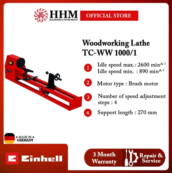 ( PRE-ORDER 1 WKS ) Einhell TC-WW 1000/1 Woodworking Lathe Lathe Wood Working Tools Kuala Lumpur (KL), Malaysia, Selangor, PJ Supplier, Suppliers, Supply, Supplies | HHM Machinery & Instruments Sdn Bhd