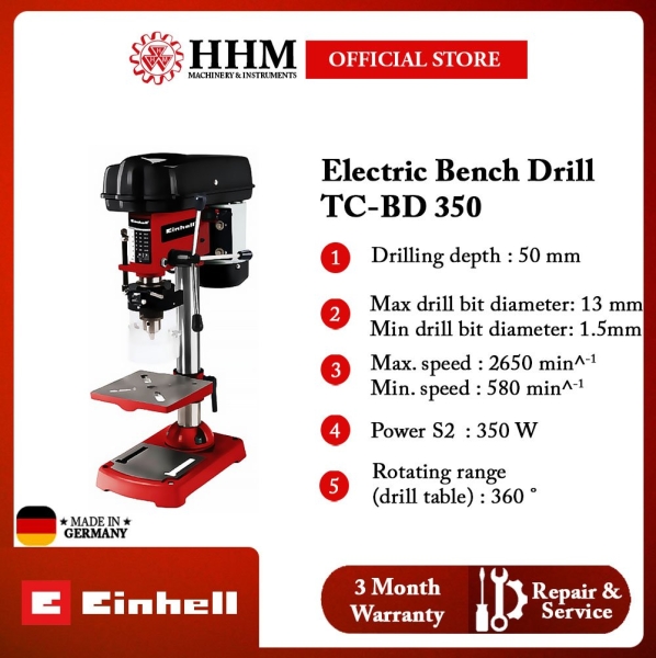 ( PRE-ORDER 1 WKS ) EINHELL Bench Drill TC-BD 350 Bench Drill Kuala Lumpur (KL), Malaysia, Selangor, PJ Supplier, Suppliers, Supply, Supplies | HHM Machinery & Instruments Sdn Bhd