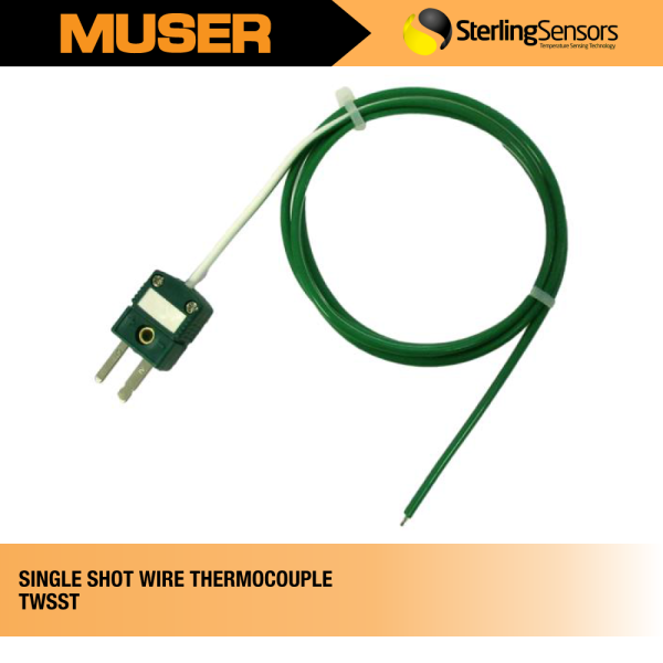 TWSST Single Shot Wire Thermocouple | Sterling Sensors by Muser Wire Thermocouple Thermocouple Sterling Sensors Kuala Lumpur (KL), Malaysia, Selangor, Sunway Velocity Supplier, Suppliers, Supply, Supplies | Muser Apac Sdn Bhd