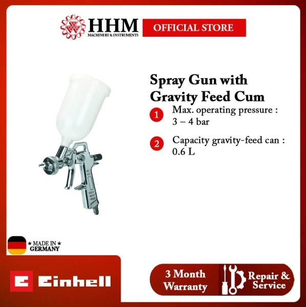 EINHELL Paint Spray Gun with Gravity Feed Cum (EFPF 2005) Air Paint Spray Gun Air Tools Kuala Lumpur (KL), Malaysia, Selangor, PJ Supplier, Suppliers, Supply, Supplies | HHM Machinery & Instruments Sdn Bhd