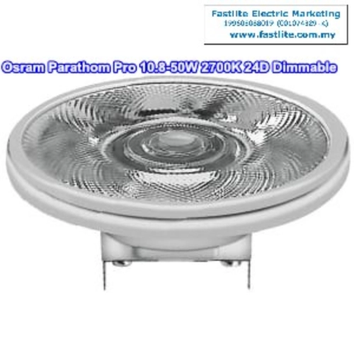 Osram Parathom Pro 10.8-50W 2700K 24D G53